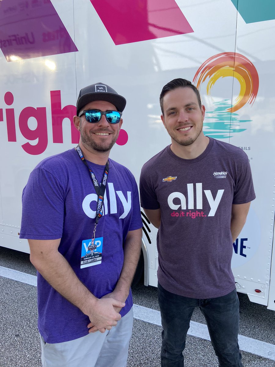 #TeamAlly <a href="/allyracing/">Ally Racing</a> <a href="/HendrickGC/">HendrickGC</a>