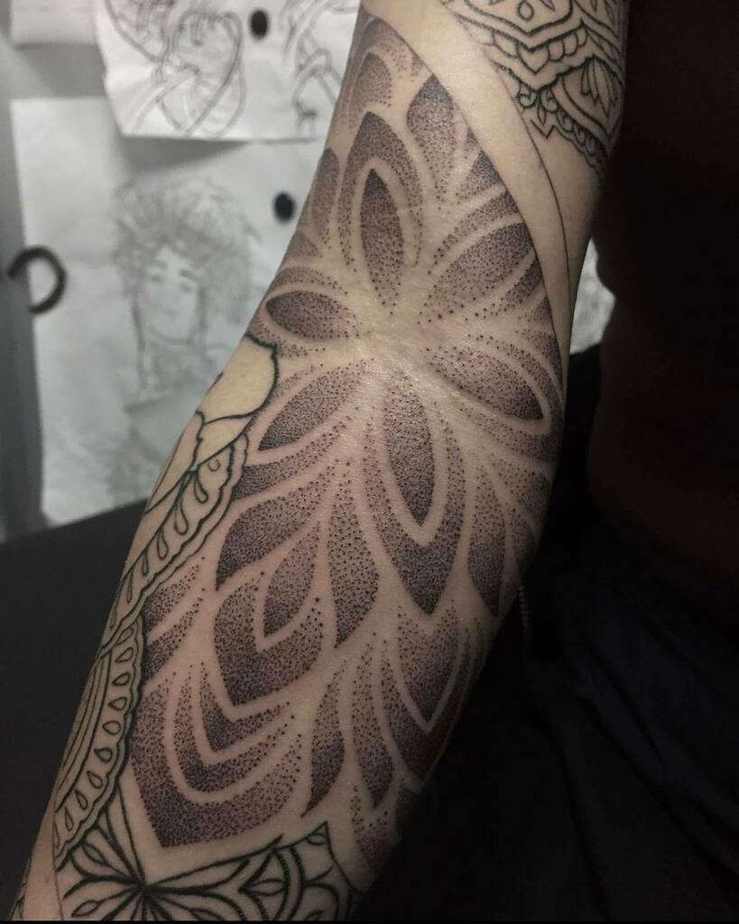 Details more than 86 negative space tattoo filler shading latest - in