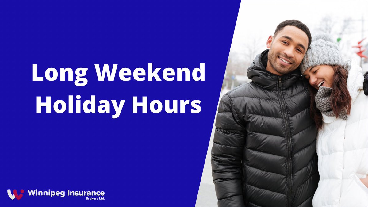 wpginsbrokers's tweet photo. Our branches will be closed on Monday, February 21st in honour of #LouisRielDay.

We‘ll be back to our regular operating hours on Tuesday, February 22nd. Find your nearest branch here: https://t.co/NnSTvoKvcX

#winnipeginsurance https://t.co/GDYAUJA3HH