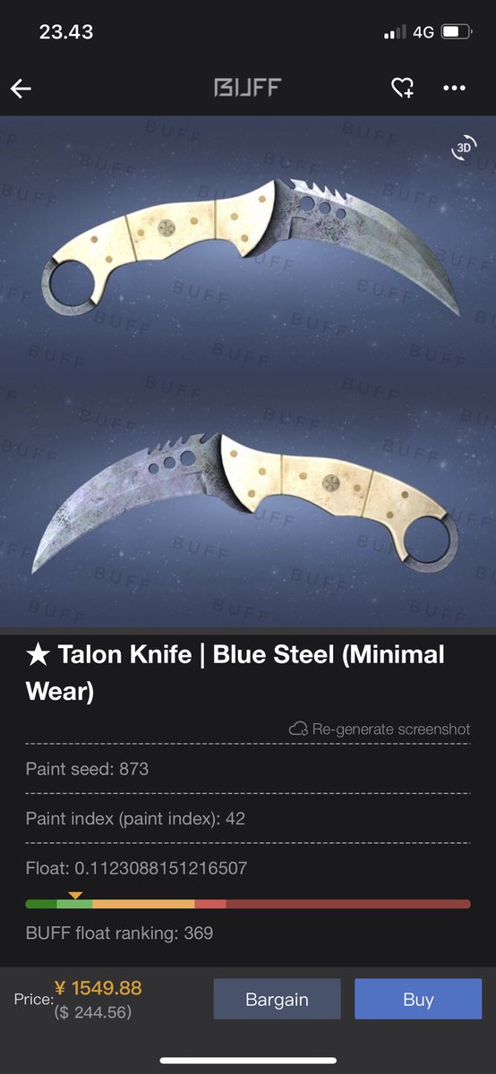 zipelCS's tweet image. Giving away this TALON KNIFE MW 

To enter; 

Follow racing driver @MikkelMac (he won Abu Dhabi 6H race) 

Retweet 

Rolling in 48 hours 🥰🤝