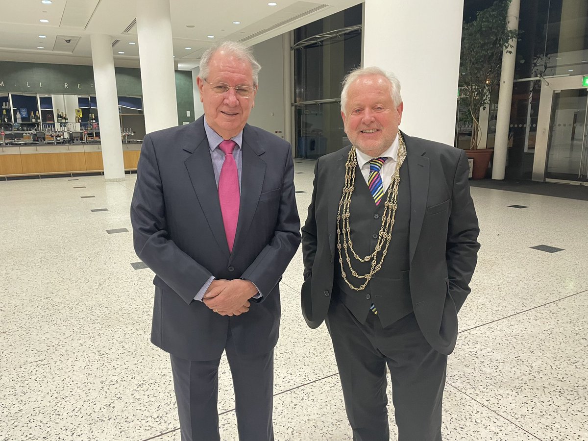 Congratulations to Cllr David Carr, who tonight was announced as the Lord Mayor Elect. He announced the Sheriff Elect, Suzie Mercer. They will both take office at the end of May.