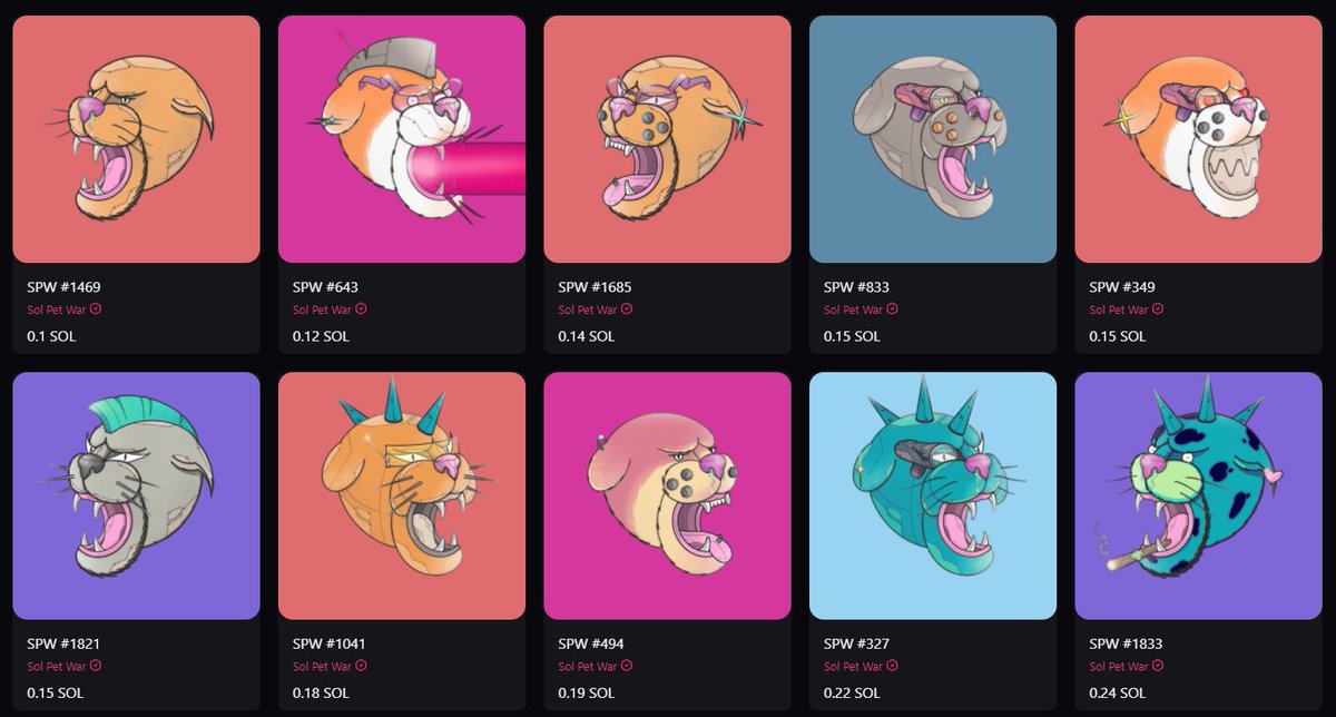 Look at this cheapy pets! You can buy and resque them, because they're going to be ded tomorrow 🪦

You say: unfair 😢
We say: war is war ☠️

magiceden.io/marketplace/so…