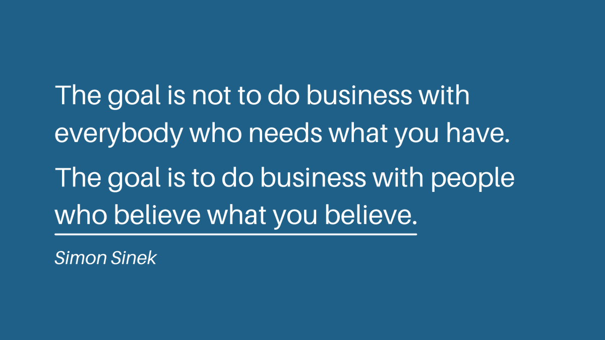 GundryMarketing's tweet photo. Are you doing business with people who believe what you believe? If not, it might be time to take a look at why that is and do something about it.

#goodbusiness #dogood #dowell #ethicalbusinesspractices #simonsinek https://t.co/73C9es1BO3
