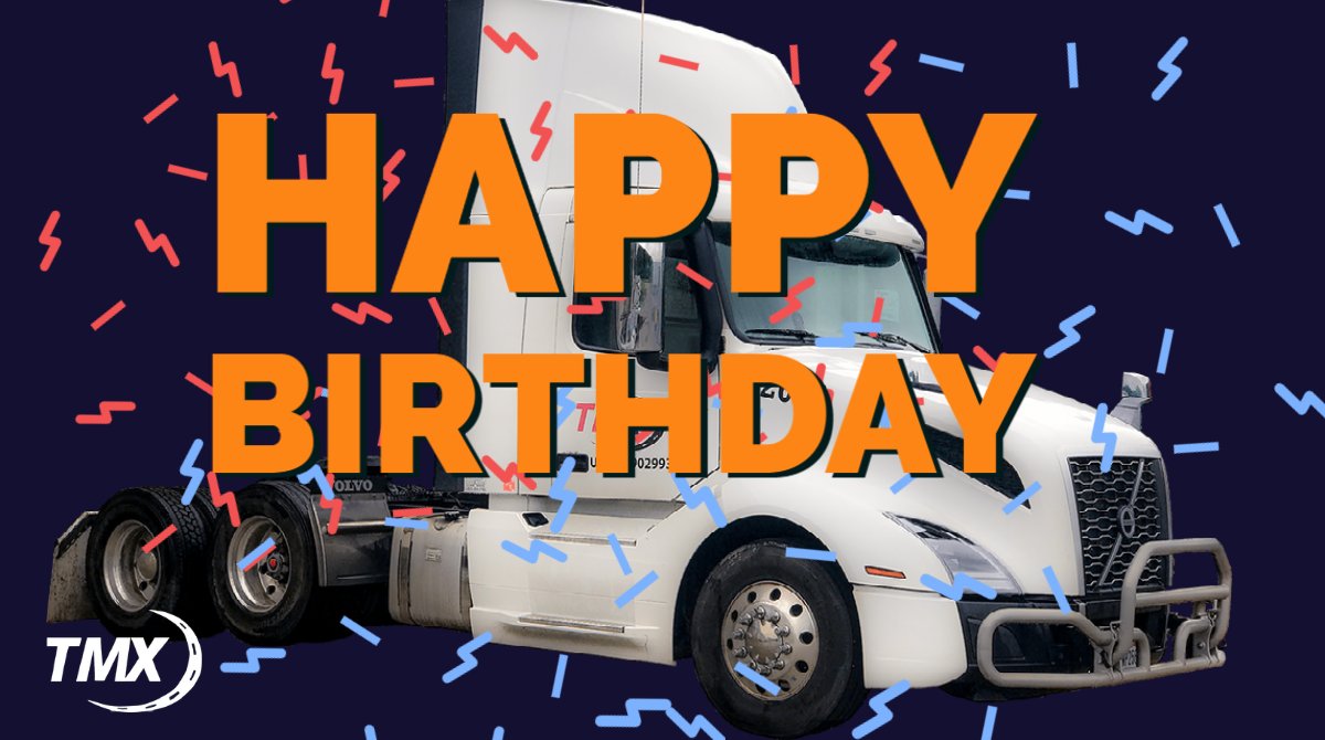 tmxinctrucking's tweet photo. Happy Birthday to our driver, Michael M.! Hope its a great day! Thanks for being a part of the TMX family.
#happybirthday #tmxfam #yourock https://t.co/KoROTtz921