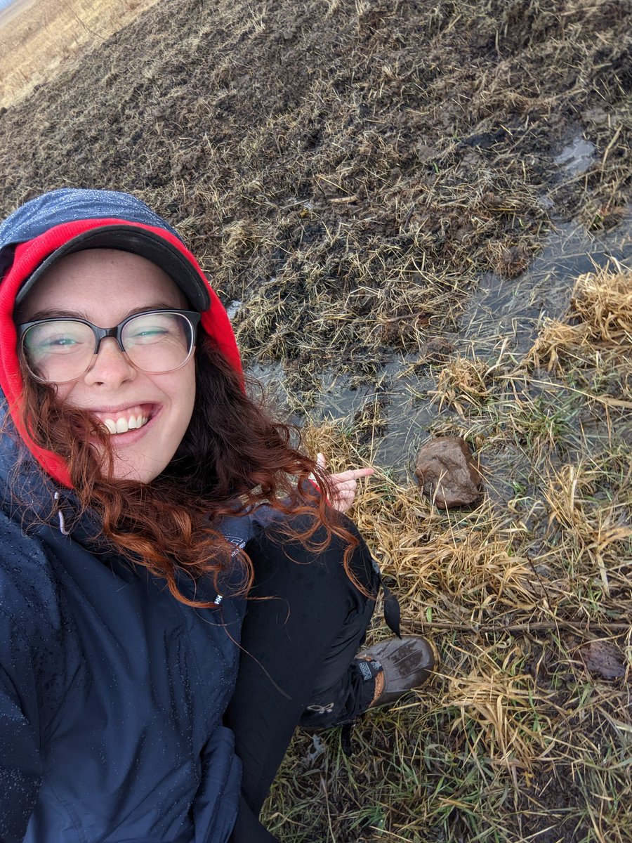 AnnButlerERM's tweet photo. Good day to be a worm in PA with all this rain. An even better day to document some runoff in the field! https://t.co/VVCPuikyV2