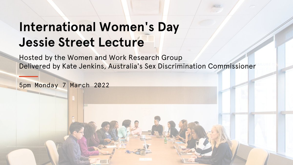 sydney_business's tweet photo. On 7 March join @Kate_Jenkins_, Australia’s Sex Discrimination Commissioner, who will discuss Respect@Work, the report of the National Inquiry into Sexual Harassment in Australian Workplaces, and how to build safer, fairer workplaces.
 
Register: https://t.co/lOqpJD9kUJ https://t.co/V081aMxkMV