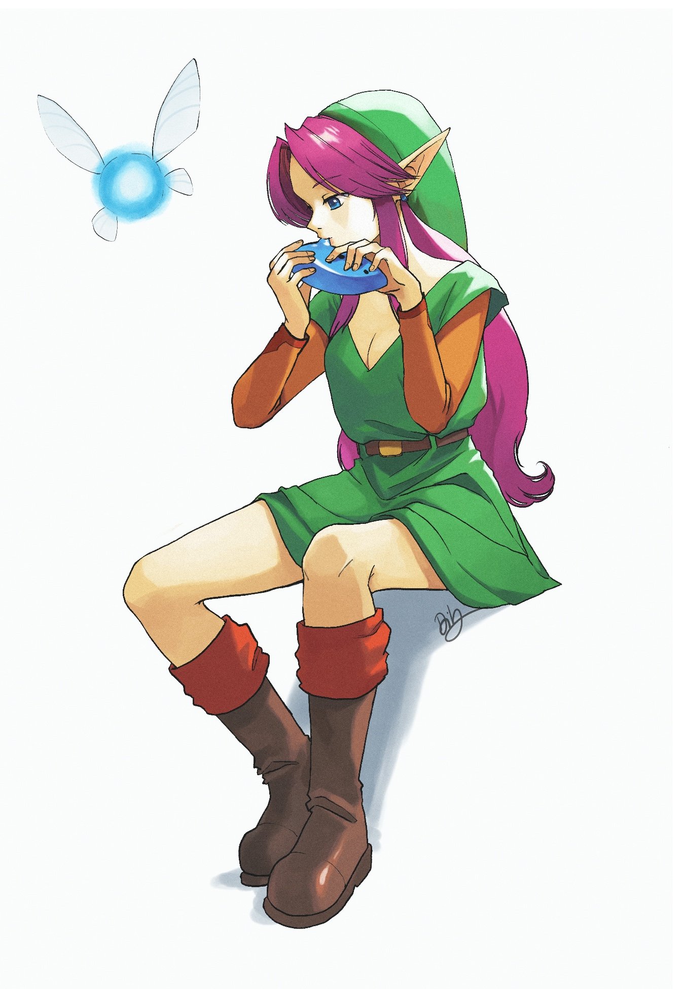 Pink ocarina best sale