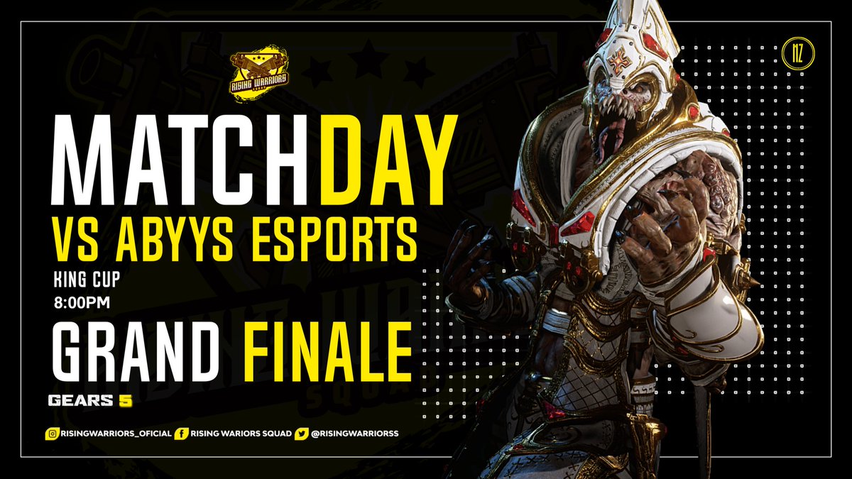 Grand finale!!! 💛

Let's go for the championship before @AbyysEsports at <a href="/vol_k_ing/">Vol Ka</a>

 Come support us at: twitch.tv/vol_king
Caster: <a href="/Tornado_Mask/">Tornado Mask🌪🇲🇽🎙</a> ❤

Roster:
@XeRoooDaaG
@Cristhi61663233
<a href="/Jagerdl/">Diego</a>
@Tjaydhs

 Designer: @Samhz9 💛

#GoRWS 💛