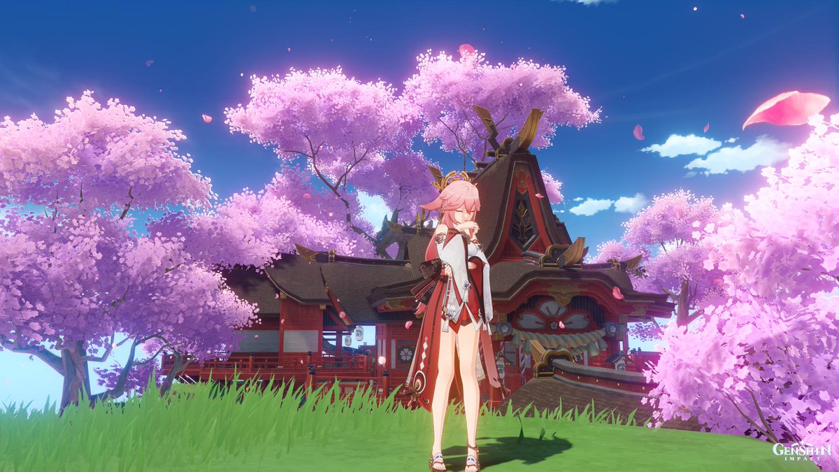 anewcontract's tweet photo. Shes so cute #YaeMiko #PS5Share, #GenshinImpact https://t.co/NcDZ72DzeX