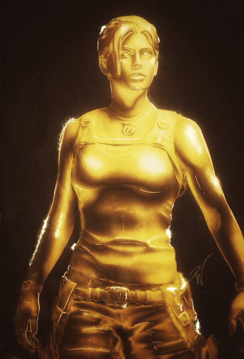 PeterWuornos's tweet photo. Gold? 💛💫🖐👀 #TR25 #trlive @tombraider @TRaiderLIVE https://t.co/7Z7MagnTsb