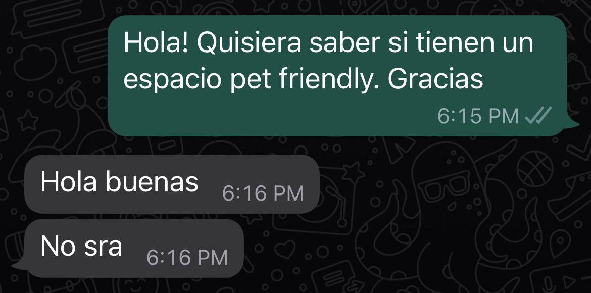 ekoc03's tweet photo. Me gustaría que en Barranquilla comenzaran a habilitar más espacios pet friendly en restaurantes y lugares públicos. https://t.co/mkyKn1ZkIW
