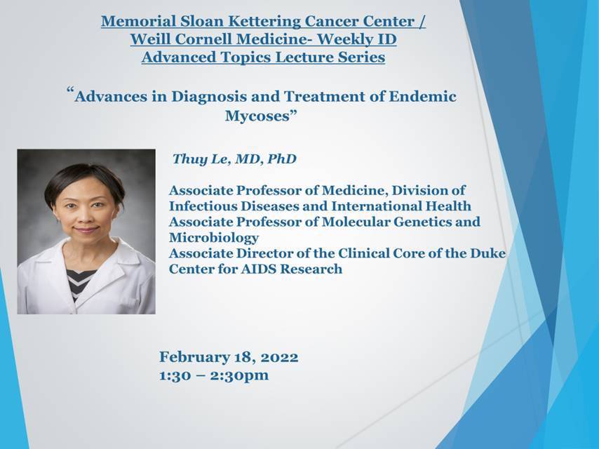 MSK Infectious Diseases Advanced Topics Lectures (@mskidat1) on Twitter photo How to find the fungus among us — and even better— how to treat it! Join us tomorrow at AT <a href="/OleVielemeyer/">Ole Vielemeyer</a> <a href="/WCM_ID/">Weill Cornell Infectious Diseases Division</a> <a href="/evrnyc/">Elizabeth Robilotti</a> How to find the fungus among us — and even better— how to treat it! Join us tomorrow at AT <a href="/OleVielemeyer/">Ole Vielemeyer</a> <a href="/WCM_ID/">Weill Cornell Infectious Diseases Division</a> <a href="/evrnyc/">Elizabeth Robilotti</a>