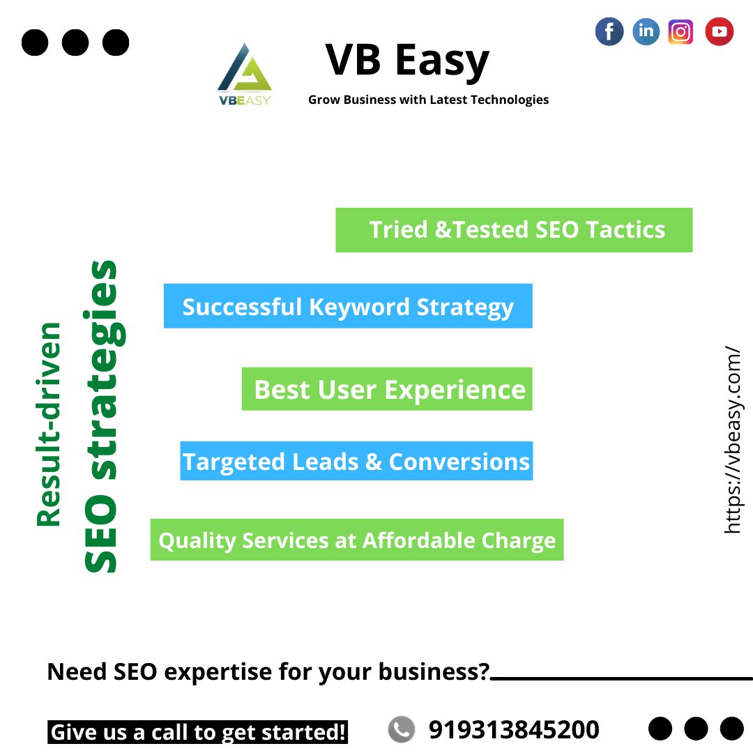 vbeasyit's tweet photo. Optimize your business with our SEO services.
call us: 919313845200
visit: https://t.co/P0AtMoW9Tr
#digitalmarketing #seo #seoexpert #seostrategies #digitalmarketingtrends #seoservices #seoagency #ppc #smo #ssm #business #startup #trends #technology #trendy #tech #optimization https://t.co/qoYK2MpbUv