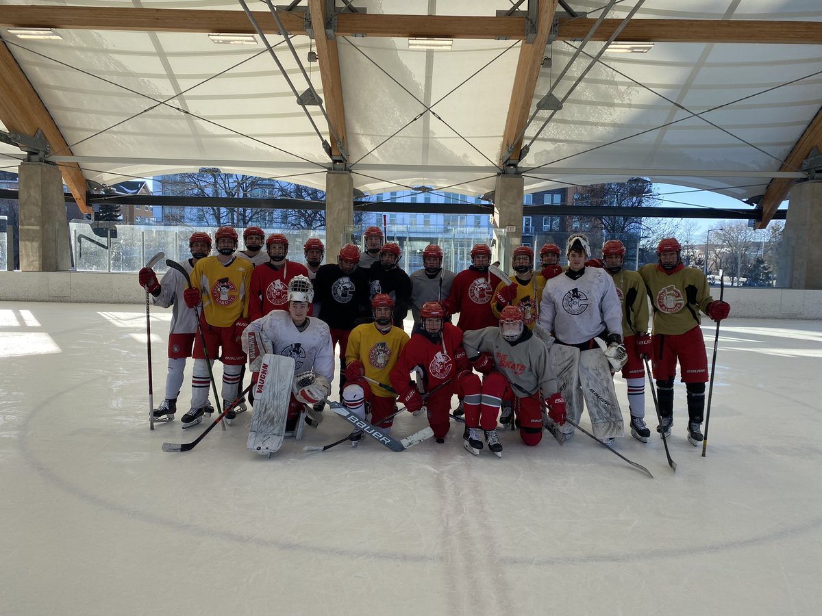 A little outdoor practice to get ready for <a href="/T1EHL/">Tier 1 Elite Hockey</a>