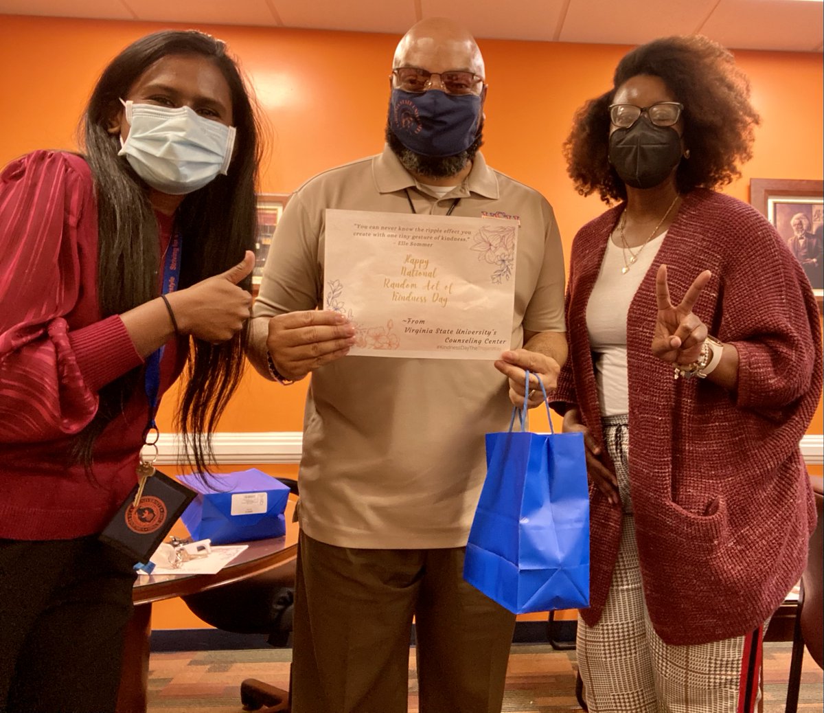 Thank you, Mr. Peterson for all you do for the VSU community! VSU Counseling Center appreciates you! #BekindChallenge  #KindnessDayTheTrojanWay @VSUSGA <a href="/ResLife1882/">VSU Residence Life</a> <a href="/VSUCareers/">VSU Career Services</a> <a href="/VSU_1882/">Virginia State University</a> <a href="/vsulibraries/">VSU Libraries</a> <a href="/vsu_rotc/">VSU Army ROTC</a> <a href="/VSUTrojanAlumni/">VSU Trojan Alumni</a> <a href="/VsuSao/">VSU Student Accessibility Office (SAO)</a> <a href="/VSU_SA/">VSU Student Ambassadors</a> <a href="/vsuhealthcenter/">VSU Student Health</a>