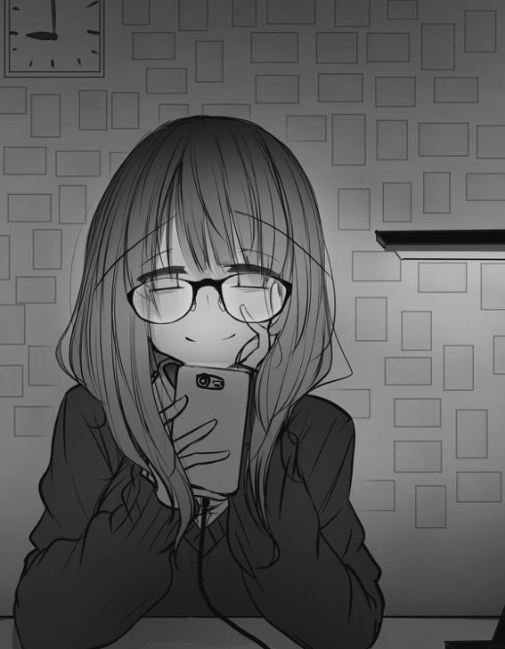 “Mmm..let’s see who texts me first!” I said sitting down looking at my phone