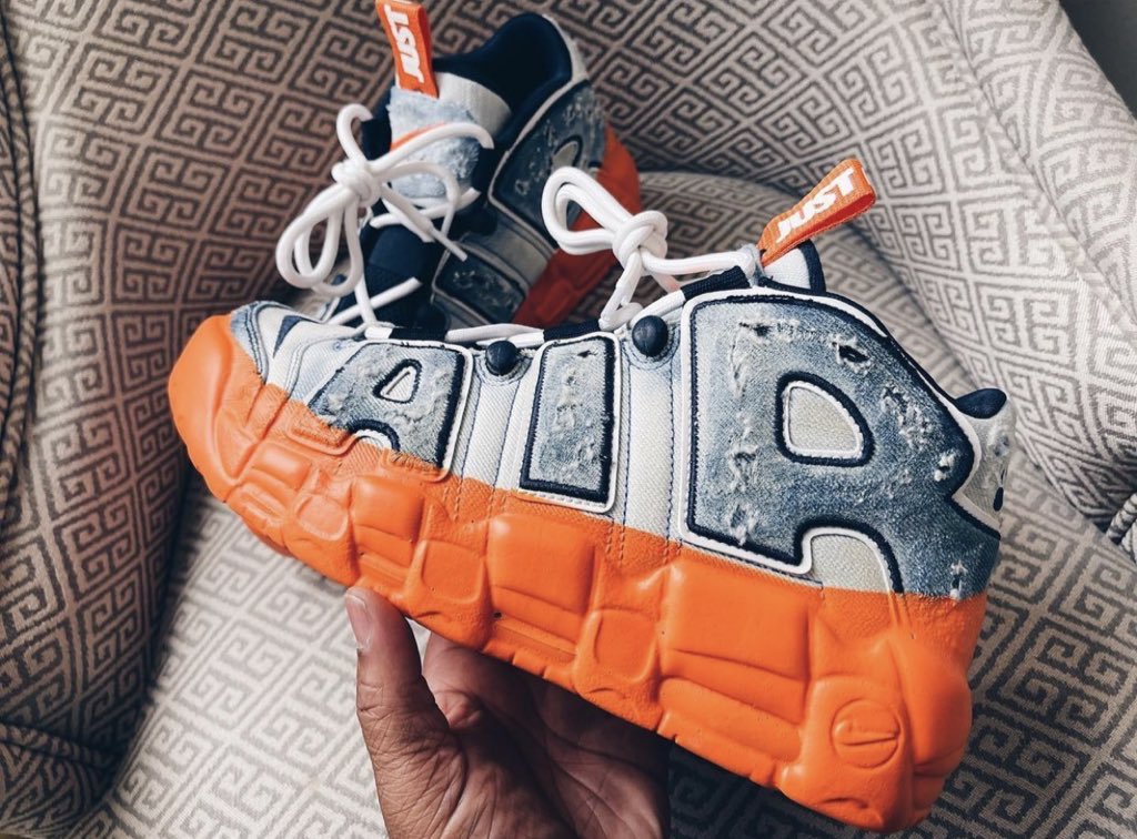 Nice Kicks on X: Dipped Custom Uptempo ☣️  / X