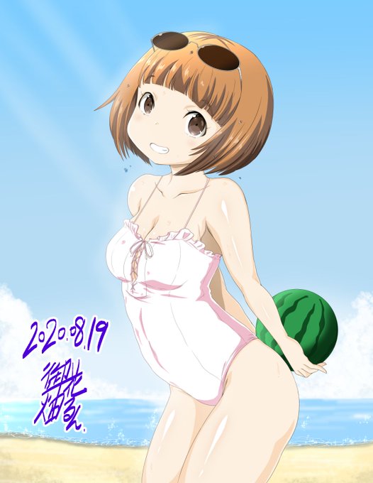 #くそ寒いので水着絵を貼る 