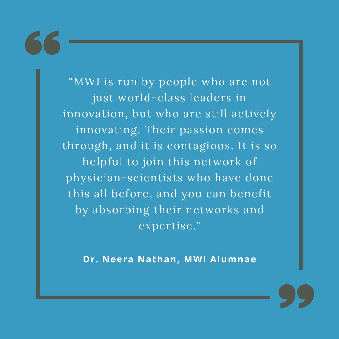 Magic Wand Initiative (@mw_initiative) on Twitter photo MWI is run by people who aren't just world-class leaders in innovation, but who are still actively innovating. Their passion comes through, and it's contagious. It's so helpful to join this network of physician-scientists who have done this all before -<a href="/NeeraNathanMD/">Neera Nathan, MD, MSHS</a> #dermtwitter MWI is run by people who aren't just world-class leaders in innovation, but who are still actively innovating. Their passion comes through, and it's contagious. It's so helpful to join this network of physician-scientists who have done this all before -<a href="/NeeraNathanMD/">Neera Nathan, MD, MSHS</a> #dermtwitter