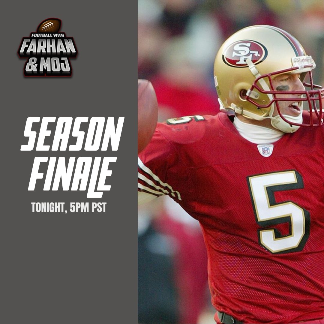 Where will Jimmy G and Aaron Rodgers be playing next year? The guys give their perspective in today's season closing show. Join us at 5pm PST on farhanandmoj.com. #NFL #freeagency #podcast <a href="/FarhanLaljiTSN/">Farhan Lalji</a> <a href="/The_Real_Moj/">Bob “The Moj” Marjanovich</a> <a href="/HubcastMedia/">Hubcast Media</a>