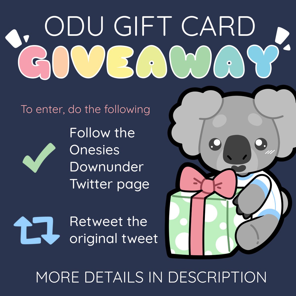 Onesies Downunder (@onesiedownunder) on Twitter photo We wanted to say a BIG thank you for helping us reach 14K followers on Twitter!
We will be giving away 5 x $100 AUD gift cards!
To enter, all you need to do is RETWEET this tweet and FOLLOW <a href="/OnesieDownunder/">Onesies Downunder</a>.
Winners will be announced on the 1st of March 2022! We wanted to say a BIG thank you for helping us reach 14K followers on Twitter!
We will be giving away 5 x $100 AUD gift cards!
To enter, all you need to do is RETWEET this tweet and FOLLOW <a href="/OnesieDownunder/">Onesies Downunder</a>.
Winners will be announced on the 1st of March 2022!