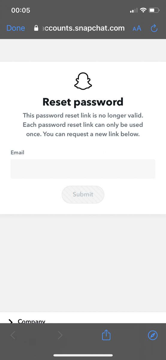 melvinakamara3's tweet photo. @snapchatsupport  can you please state why I get the password reset email but when I clicked on it straight away it says expired and won’t let me request another one. Please help me it’s been 2 days please help https://t.co/QI8qF3jSjk