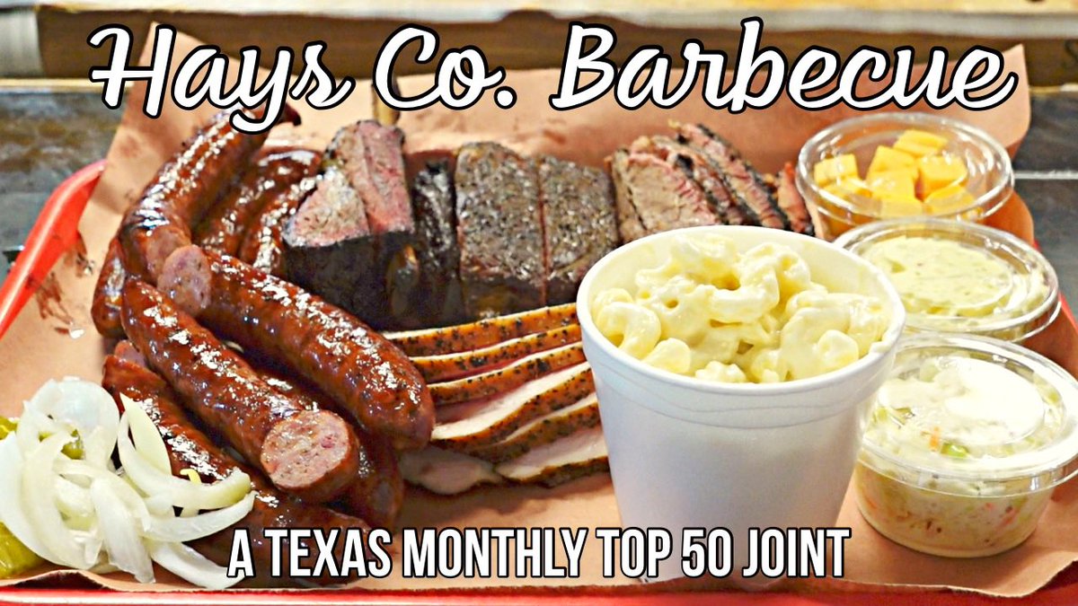 🚨We ate at <a href="/Hayscobbq/">Hays Co. Bar-B-Que</a> 🚨

Watch the new YouTube video to see what we thought!

Based off of my face do you think I liked the beef rib?!

This is a Texas Monthly Top 50 BBQ Joint!

🎥🎥 youtu.be/KK7KMOC7xf8

#texas #texasbbq #hayscobbq #texasmonthly #texasmonthlytop50 #top50