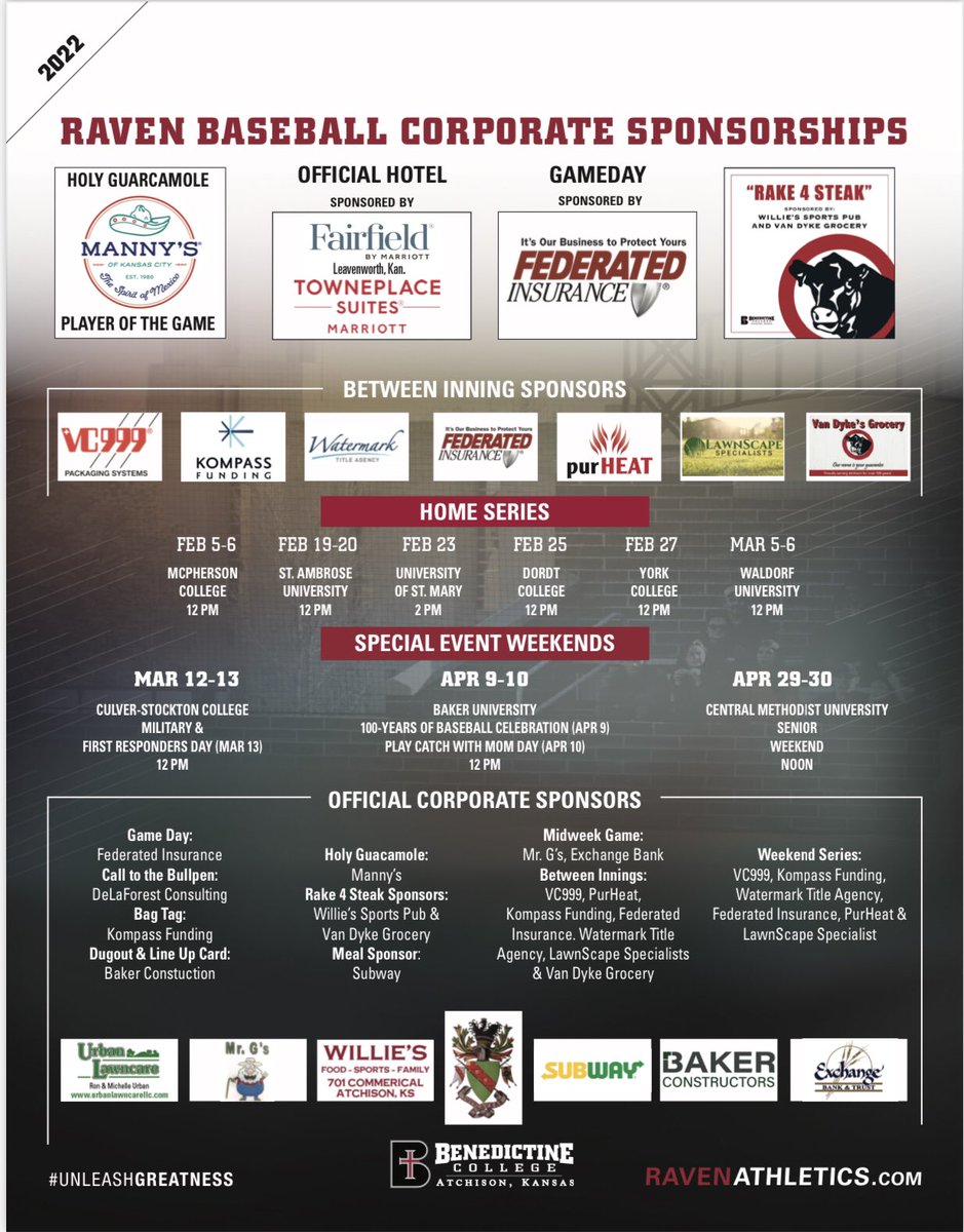 Excited to announce our full slate of our 2022 corporate sponsors! 

Please visit our loyal sponsor to see how they can help you!