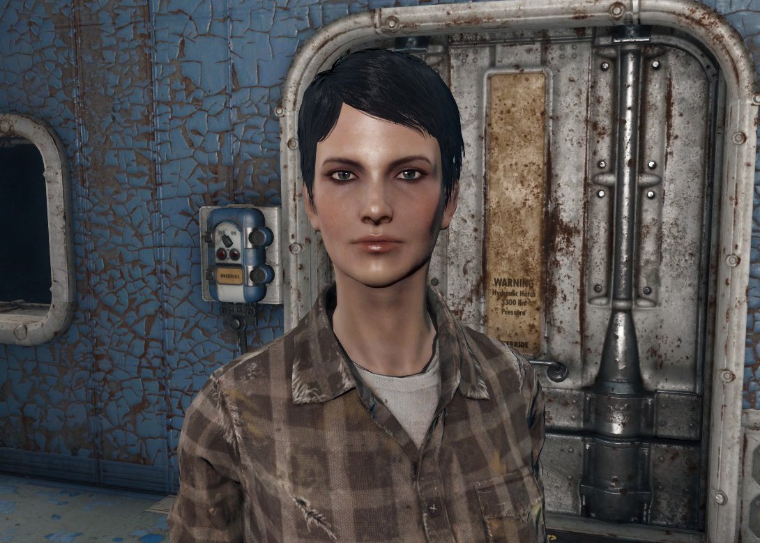 Tossing this one out there - Curie from Fallout 4 and Dr. Chakwas from ME2/...