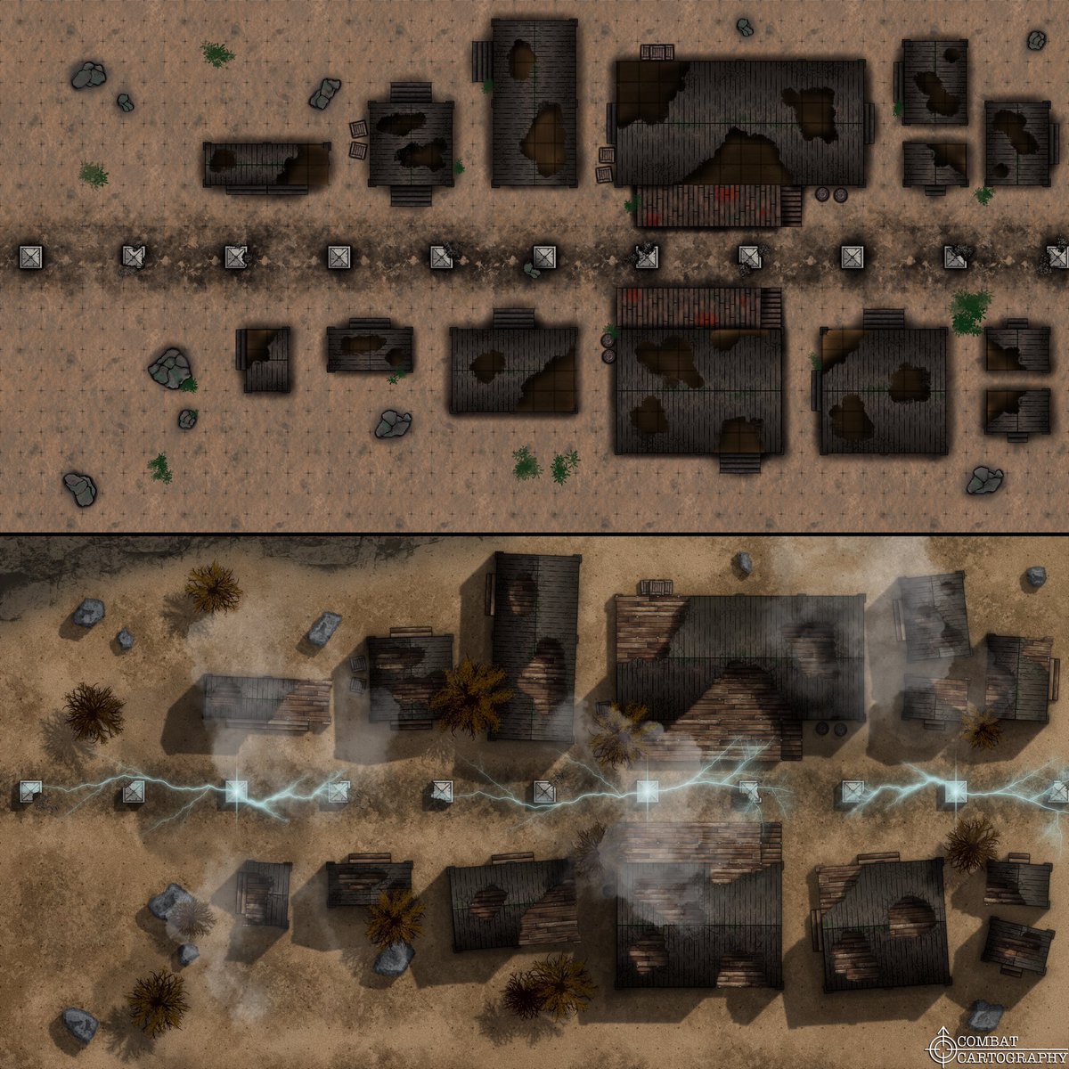 seanmillsox's tweet photo. I’ve been playing around with remasters for some of the earlier Oracle of War maps, to bring them in line with the more recent releases. What a difference two years makes!

#OracleOfWar #Eberron #dnd https://t.co/SinVNUgB5r