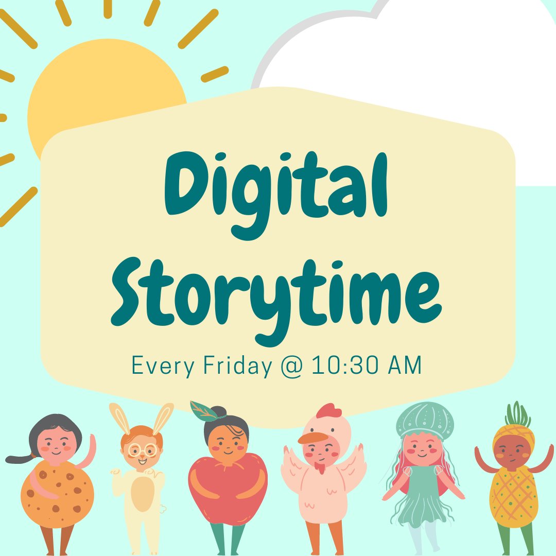 ROPKLibrary's tweet photo. Digital Storytime - 2/18/22
https://t.co/s58Y5YggVr
Follow the link below to our digital Storytime!
#njlibrary #storytime #remoteprograms #digitalprograms #RPLibrary https://t.co/GRUw3EpozI