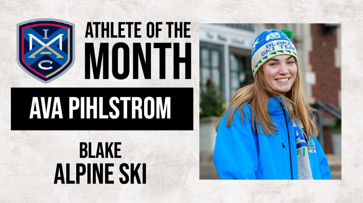 Congrats Ava and <a href="/SportsatBlake/">Sports at Blake</a> <a href="/blake_ski/">BlakeAlpineSki</a> on your <a href="/IMACMN/">IMAC Minnesota</a> Athlete of the Month award.  See all the nominees here. imacmn.com/page/show/7009…