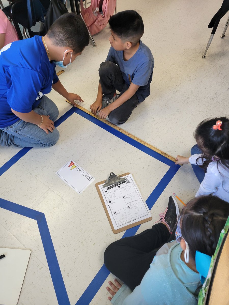 Anajimenez08A's tweet photo. Perimeter construction zone!! Such an engaging and fun activity to end perimeter ๐ฆ๐ง ๐ท๐ทโโ๏ธ #FreemanMathematicians #PISDMathChat https://t.co/x9qhwihtlW