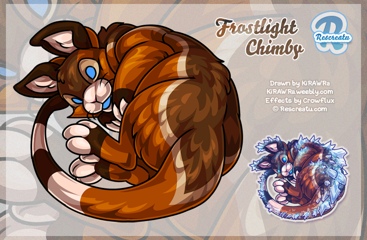 KiRAWRart's tweet photo. During @Rescreatu's December winter event, I collabed with @Crowflux on the Frostlight Chimby! I drew the base and she added the final effects and recolors.
π§
#digitalart #drawing #rescreatu #chimby #winter #ice #virtualpets #artcollab https://t.co/sPHL40GD6o