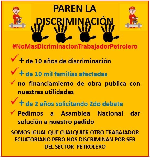 perezjuan1962's tweet photo. @laloking19621 @AsambleaEcuador @LaboralAN @YSiTePasaATi_CT @VaPetrolero @LassoGuillermo @GuadalupeLlori Apoya y dale RT 📲📲📲
Compañero @VaPetrolero es hora de continuar con la lucha para recuperar lo que por + de 10 años nos han incautado.
No descansemos hasta recuperar lo que por ley nos corresponde.
Vamos la lucha continua por nosotros y por nuestras familias #VPTTP https://t.co/fyIdIEmFub