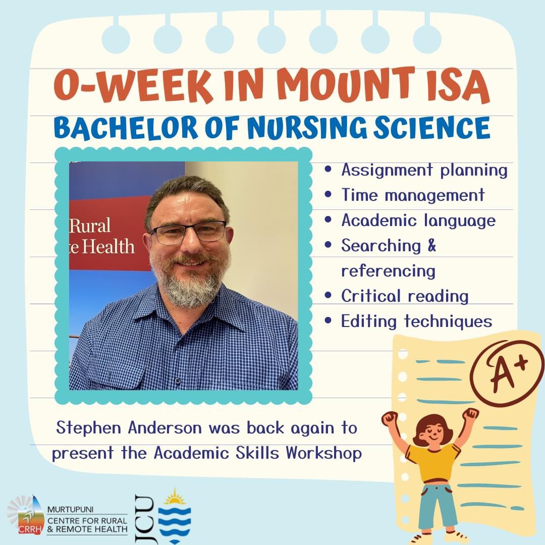 CRRH_JCU's tweet photo. That's a wrap for Mount Isa's 2022 1st period Orientation Week! 📚

Students are now ready to hit the ground running and we can't wait to see them in action. Keep an eye out to see their progress this year. 🩺

#murtupuni #mcrrh #ruralhealthcareers #JCU #loverural https://t.co/IjYWK0Gmgb