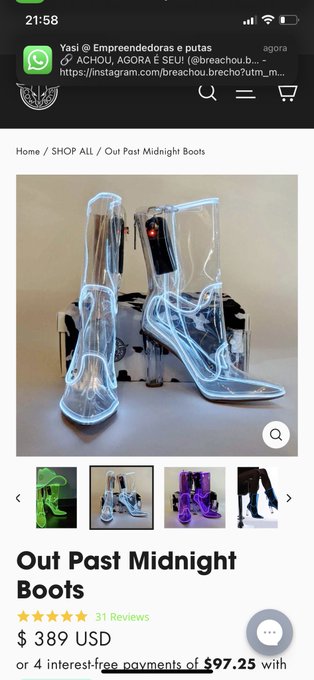 1 pic. meu deus eu não aguento mais querer botas que não vende no Brasil https://t.co/bHLfLdUFoN