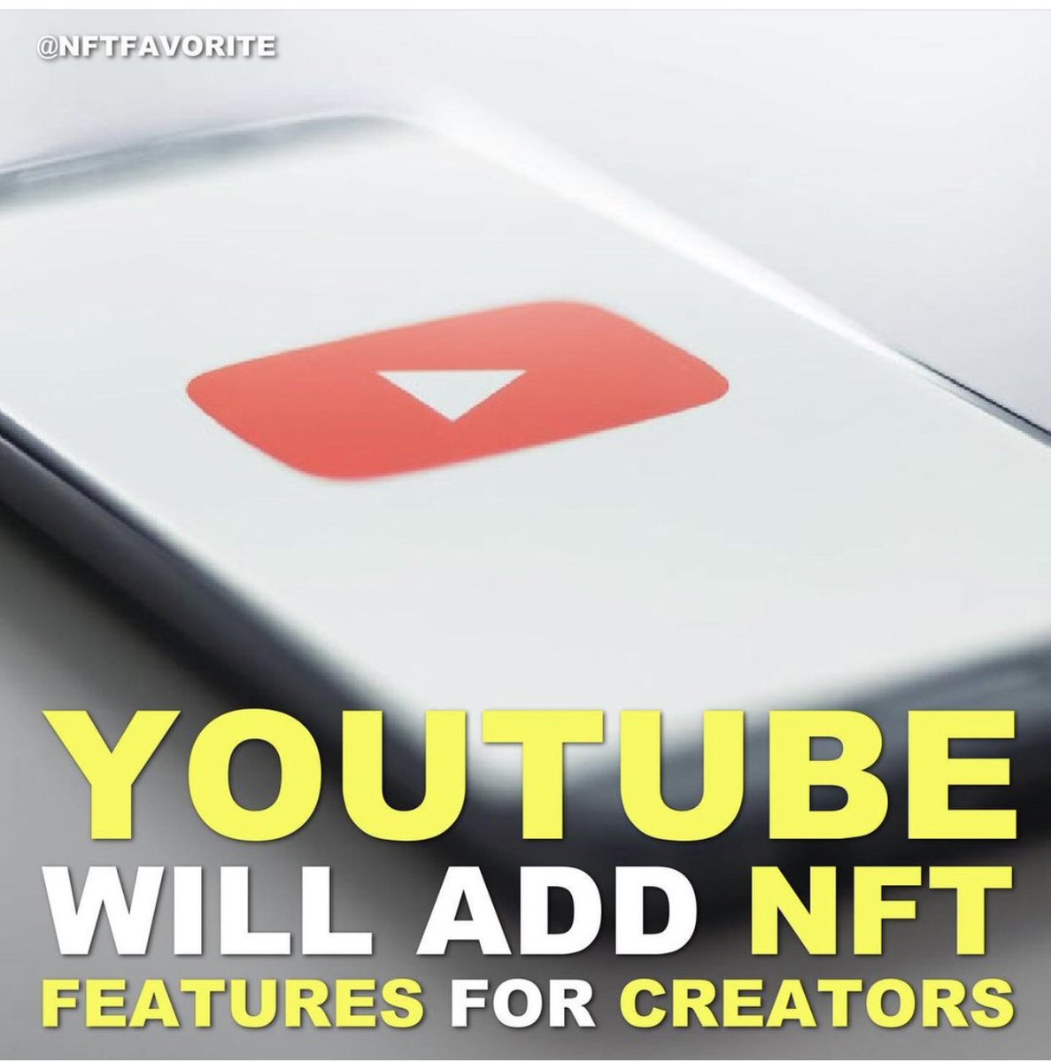 LevelUp4Edu's tweet photo. YouTube will add #nft features for creators!!!
Coming soon 👀
Follow @LevelUp4Edu for educational innovations!
#levelupedu #education #tech #digitallearning #Metaverse https://t.co/It9Mjp0NwP