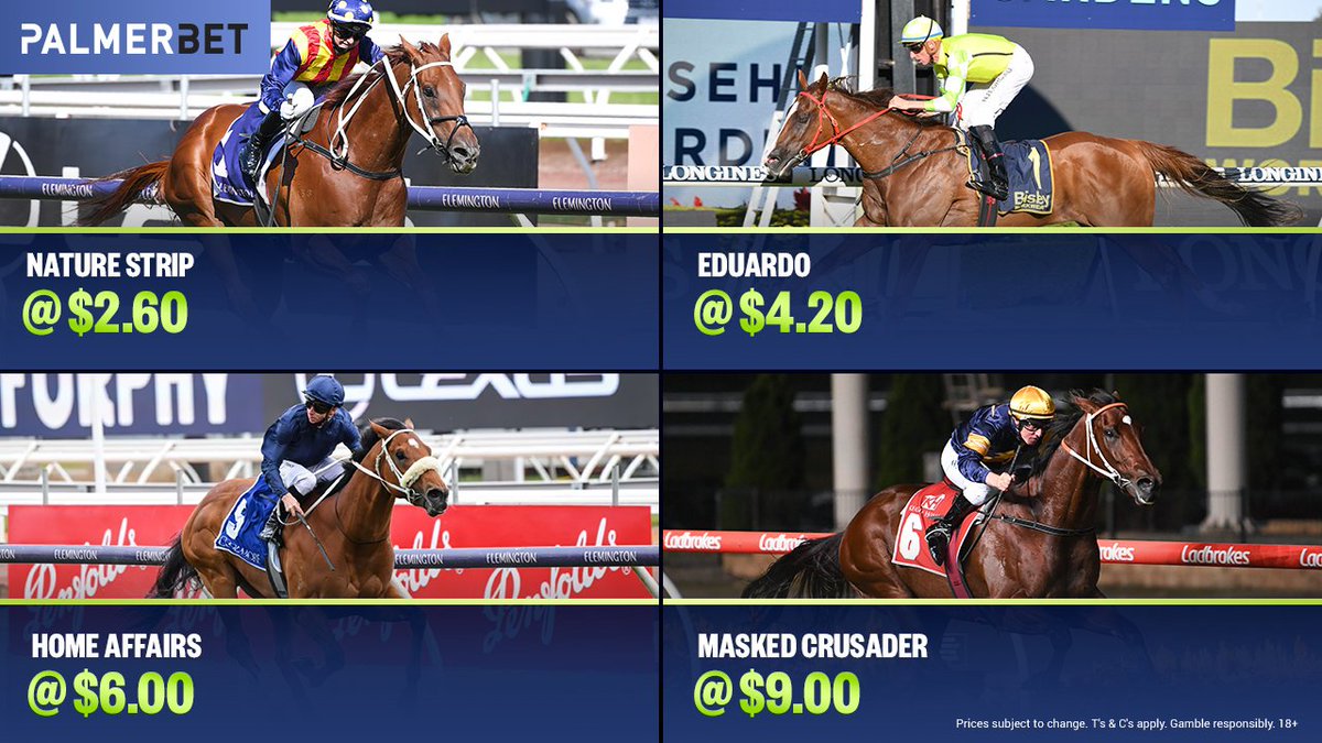 PalmerbetAU's tweet photo. It's a hot edition of the #LightningStakes at #Flemington. Who are you backing?
Market 🏇 https://t.co/zGz9N8CeLM https://t.co/c0Mlfvat66