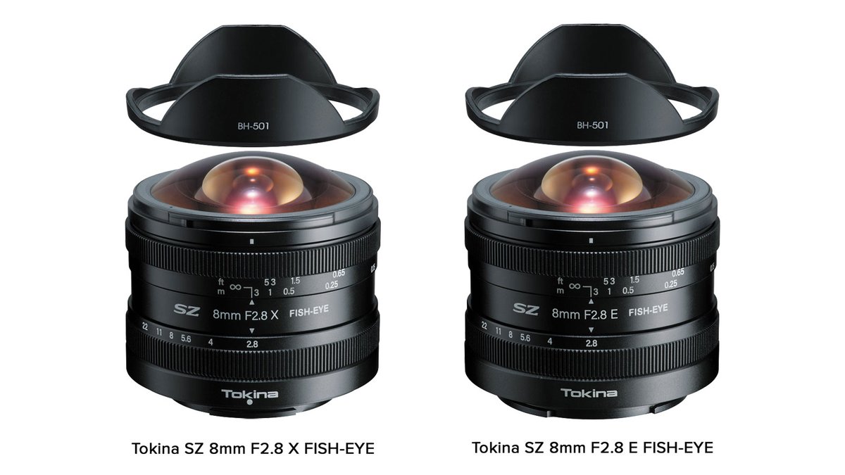 KenkoTokina's tweet photo. Kenko Tokina Co., Ltd. объявляет о начале мировых продаж новых объективов Tokina SZ 8mm F2.8 FISH-EYE для беззеркальных камер Fuji X и Sony E (APS-C).

Tokina SZ 8mm F2.8 FISH-EYE - это компактный, лёгкий и светосильный сверхширокоугольный объектив типа… https://t.co/b6McTvsIpa https://t.co/cWUr1jebO1