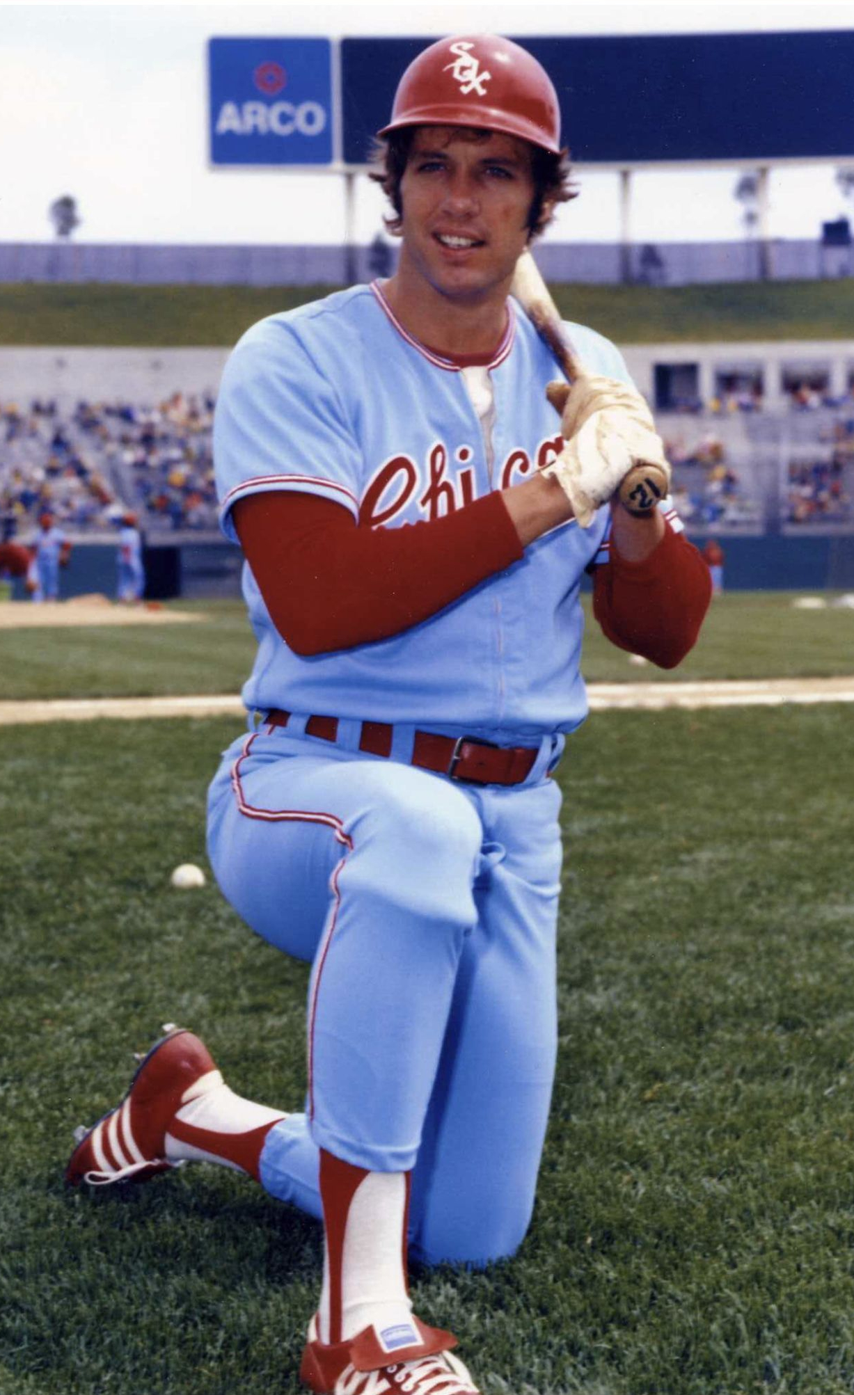 Vintage Jerseys & Hats on X: Late night #PowderBlue tweet. Jay Johnstone,  1972 @whitesox  / X