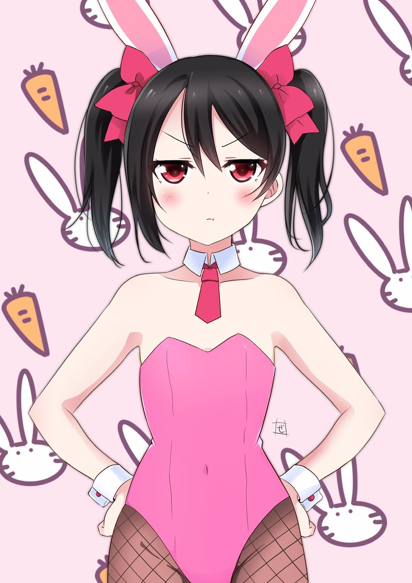 矢澤にこ 「#これを見た人はピンクの画像を貼れ 」|ぜろのイラスト