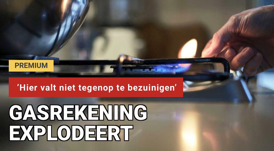 De gasrekening explodeert. 
Mensen moeten veel meer worden gecompenseerd. Het kan niet zo zijn dat het kabinet 60 miljard extra reserveert voor stikstof en klimaat maar de mensen thuis letterlijk in de kou laat staan! Actie! 

#PVV #Wilders #gasrekening