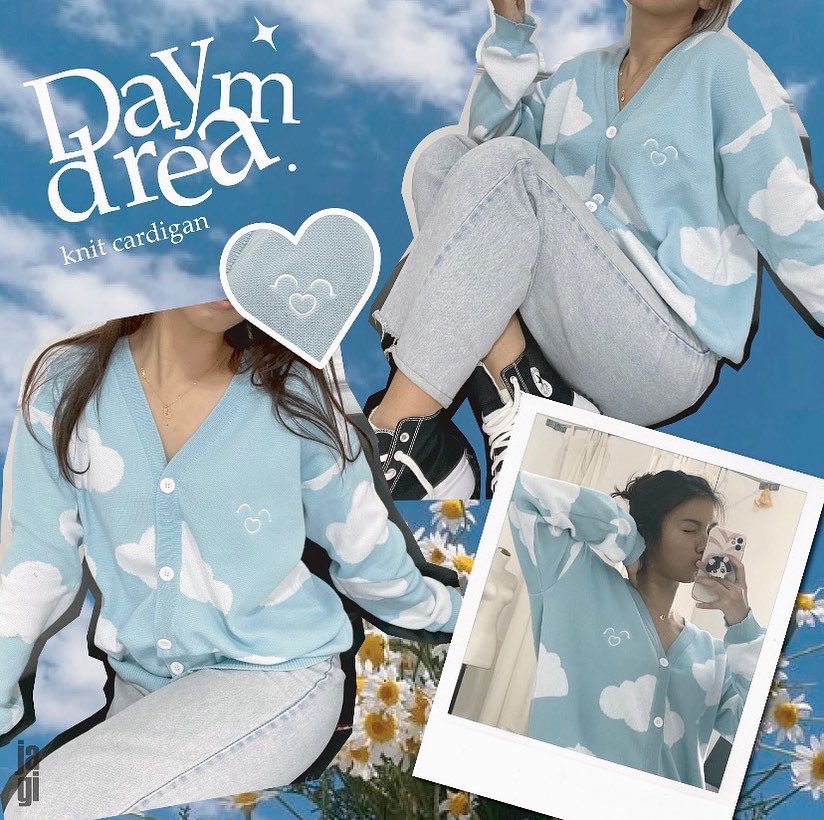 jagiyaaz's tweet photo. Daydream Cardigan🤍✨

finally releasing something to celebrate hobiuaryy aaa✨

will be available on our shopee tomorrow 12.00WIB.
GOM kindly dm☺️🤍 https://t.co/NunEchNns5