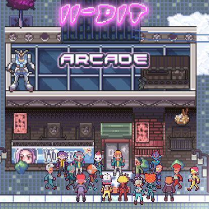 Just a bunch of #CYBERUNNERS waiting to hit the arcade in <a href="/Worldwide_WEB3/">Worldwide Webb</a> 🕹️

There are only 555 characters in the NEO GENESIS collection and each one now has its own unique sprite sheet ready for integration.

Will you join #TheUprising?👹

#NFTCommmunity #PixelArt #web3