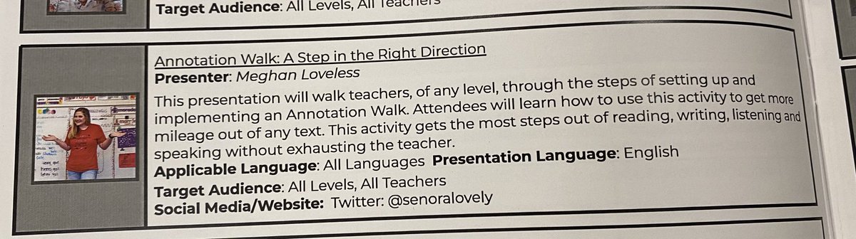 SenorG's tweet photo. Hey @remikalir, dig this @senoralovely session on #annotation at this year’s #CCFLT conference! https://t.co/qvwopv1pvx