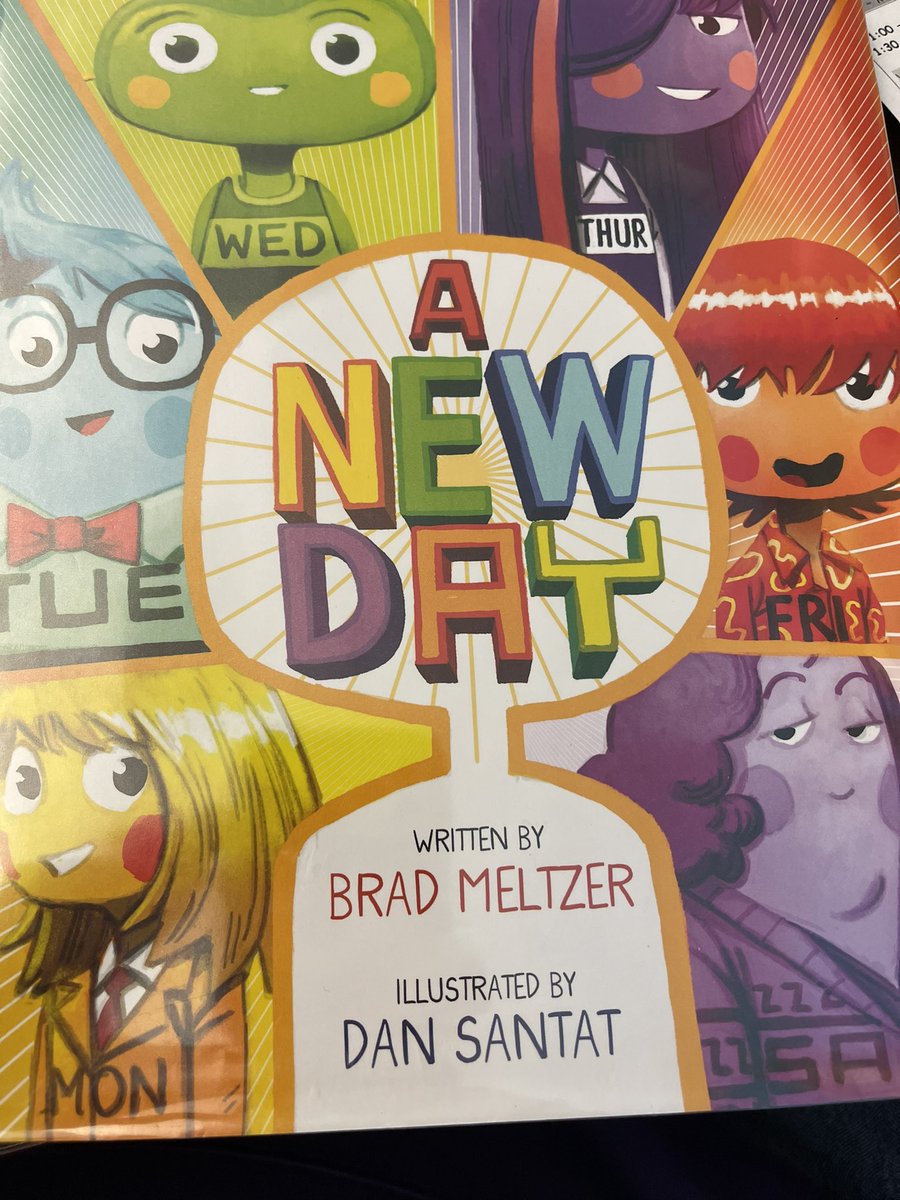 AndrewBuchheit's tweet photo. I enjoyed read A New Day to students today. @bradmeltzer @dsantat The students enjoyed it. My favorite day “Dogs eating Corn Chips” Day. #TimberwolvesREAD #TimberwolvesROCK https://t.co/VQIDPTeQwl