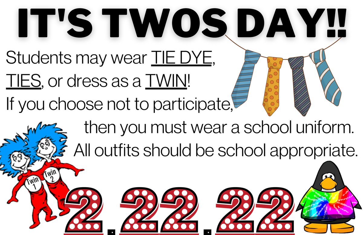 CaldwellMiddle's tweet photo. Join in the fun THIS TUESDAY!!! 2-22-22 https://t.co/gS6UXSAKmE