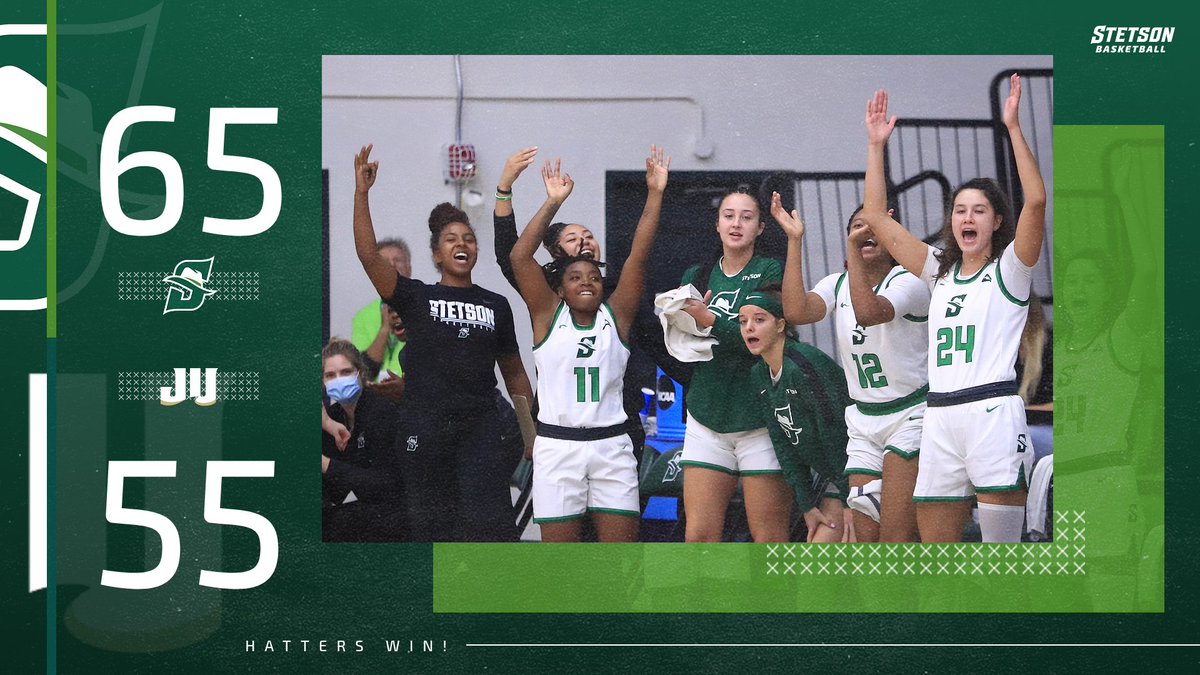 MAKE IT EIGHT! The Hatters down Jacksonville 65-55 for their eighth win in a row.  Saturday showdown at Liberty up next. #LetsGoHats