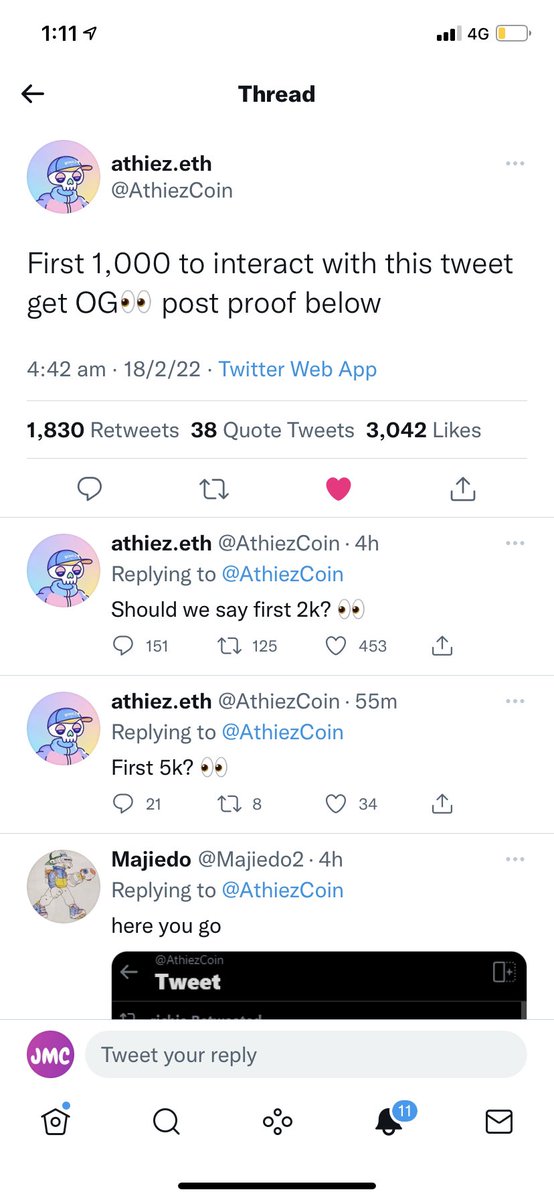 CryptoJmc's tweet photo. @AthiezCoin https://t.co/5qsxEcKHWw